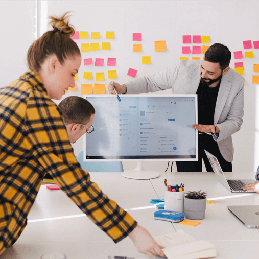 Digital marketing services by Mailman Development highlighting SEO, social media management, and website design strategies.